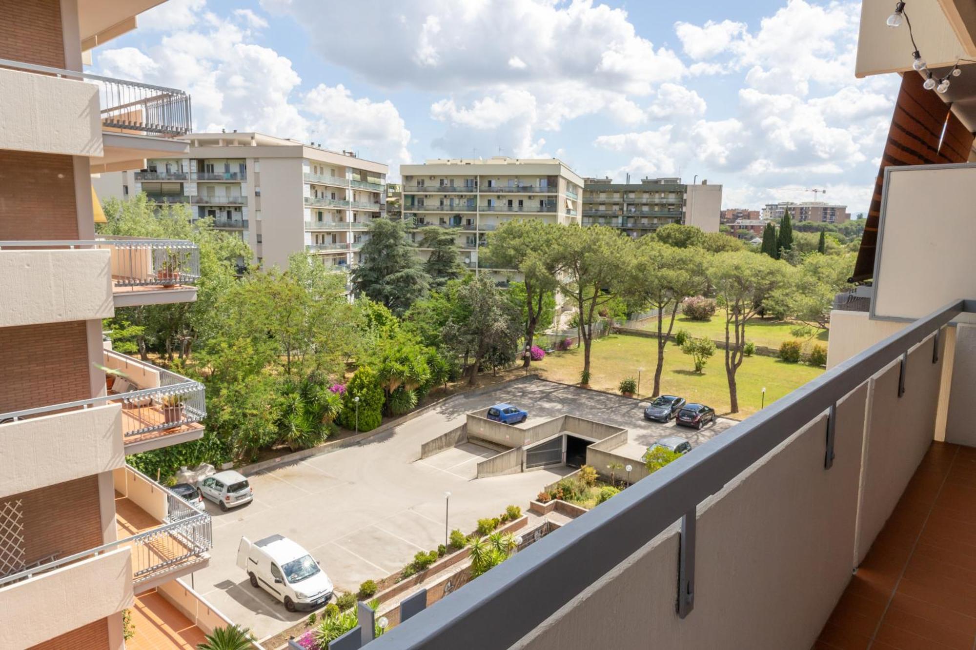Belvedere Modern Apartment Con Parcheggio Gratuito Rom Eksteriør billede